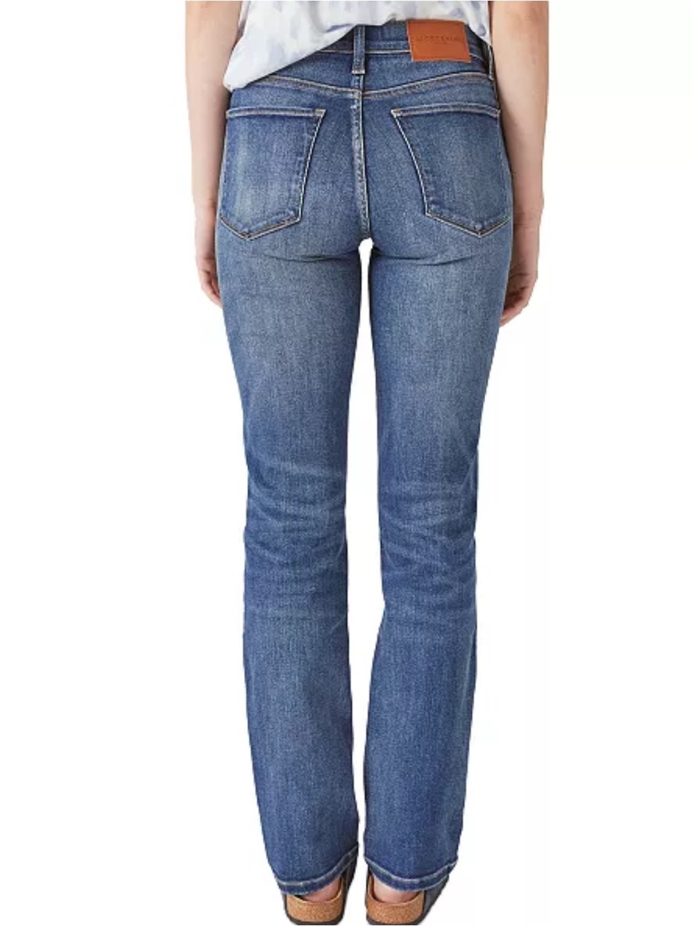 Lucky Brand Zoe High Rise Straight Jeans Stretch Womens 4/27 NWT